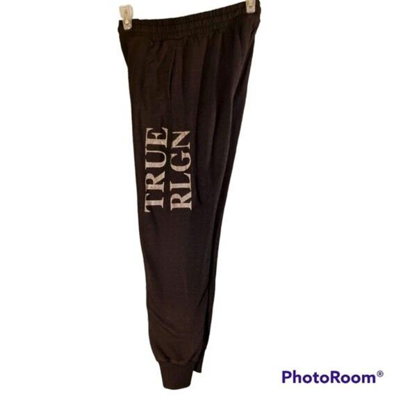 True Religion Loungewear Men's Jogger Sweatpants Sz L - Picture 2 of 6